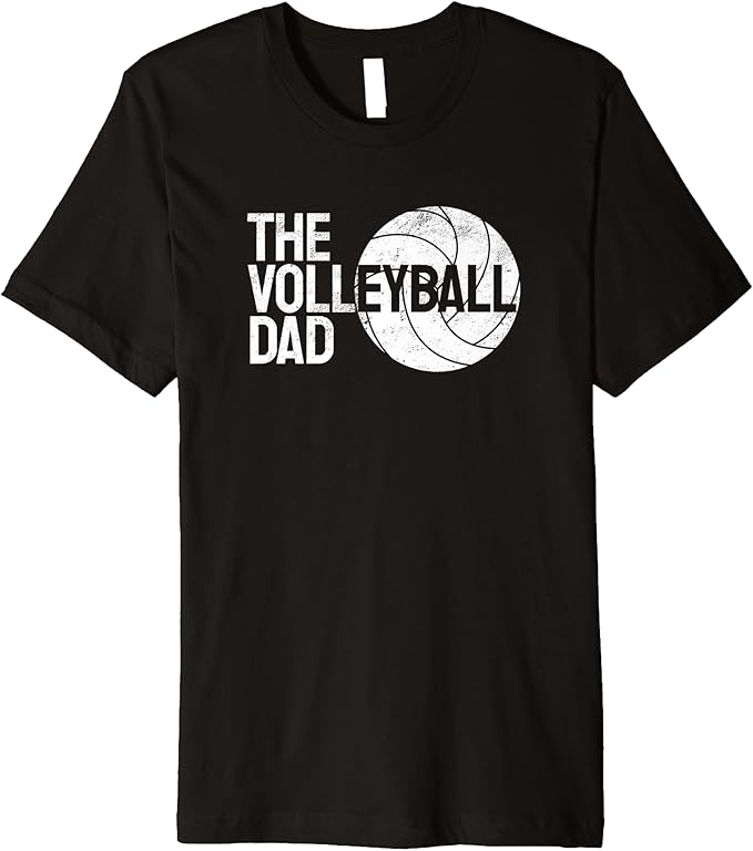 Funny Volleyball Dad Parent Appreciation Premium TShirt